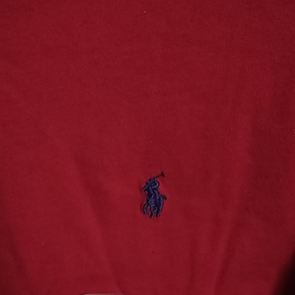 DONATED:bRalph Lauren Long Sleeve Red T-Shirt - Picture 4 of 4